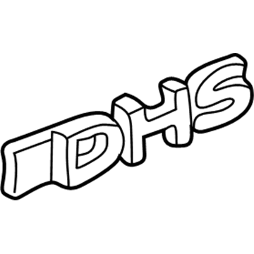 Cadillac DeVille Emblem - 25661451