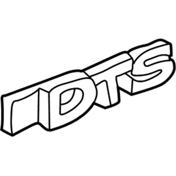 GM 25661452 Nameplate, Rear GM 25661452 Nameplate, Rear