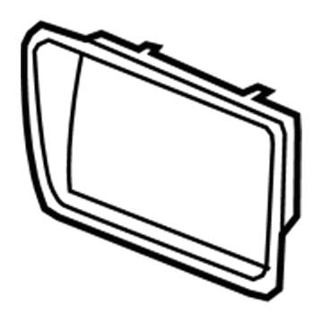 GM 15831264 License Molding, Rear GM 15831264 License Molding, Rear