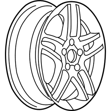 Pontiac Spare Wheel - 9597205
