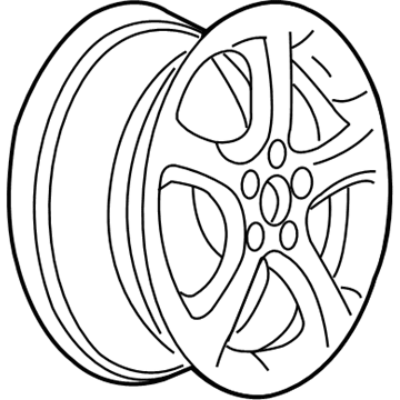 Pontiac Spare Wheel - 9597500