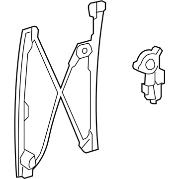 Chevy Silverado 1500 Window Regulator - 20945141