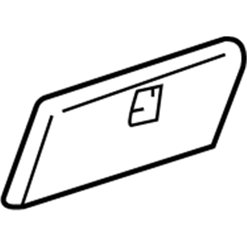 GM 15220222 Glove Box Door, Gray