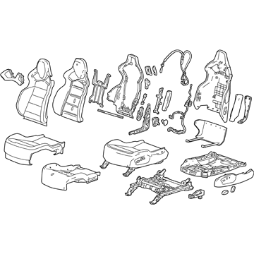 Chevy 23186034 Seat Assembly
