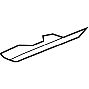 GM 23459702 Rear Floor Pan Side Reinforcement, Passenger Side GM 23459702 Rear Floor Pan Side Reinforcement, Passenger Side