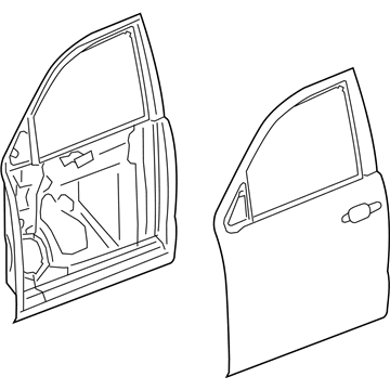 GM 84348726 Door Shell, Front Driver Side