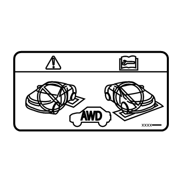 Chevy 24258938 Caution Label