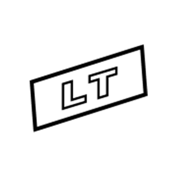 GM 22664168 Nameplate, Rear GM 22664168 Nameplate, Rear