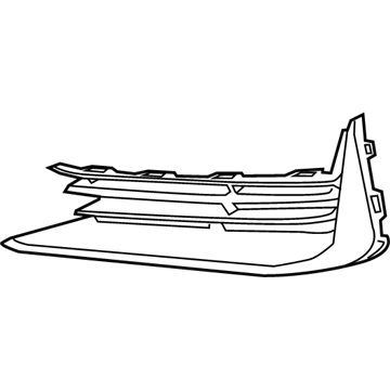 GM 84524886 Bezel, Front Outer Passenger Side