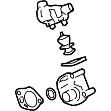 Cadillac SRX Thermostat - 12597256