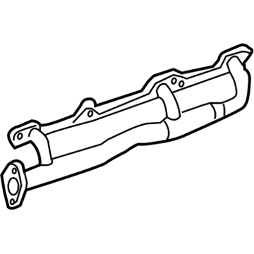 GM 12581953 Air Pipe, Passenger Side GM 12581953 Air Pipe, Passenger Side