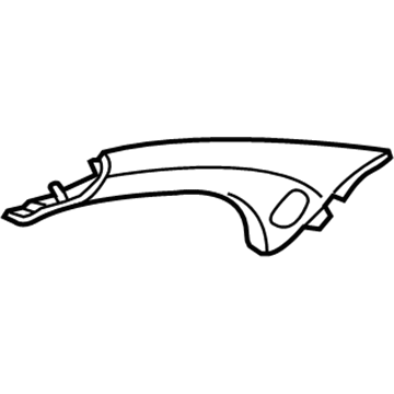 Chevy 96492011 Windshield Pillar Trim