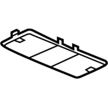 Pontiac 10385848 Dome Lamp Lens