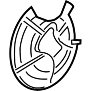 Cadillac 22773477 Rear Trans Mount Shield