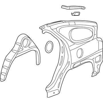 Pontiac 88954952 Quarter Panel