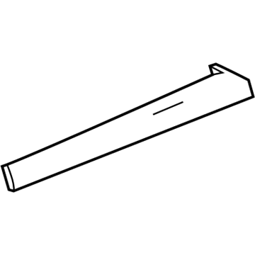 GM 20995402 Trim Molding, Black, Passenger Side