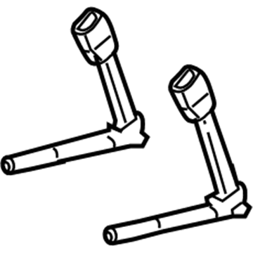 2004 Pontiac Grand Prix Seat Belt - 88956212