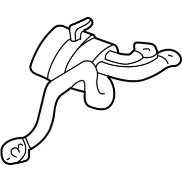 2001 Chevy Corvette Exhaust Pipe - 10318353