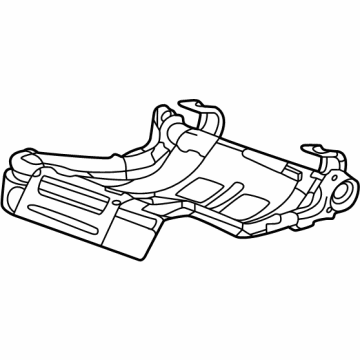 GM 52163901 Seat Frame, Rear Driver Side GM 52163901 Seat Frame, Rear Driver Side