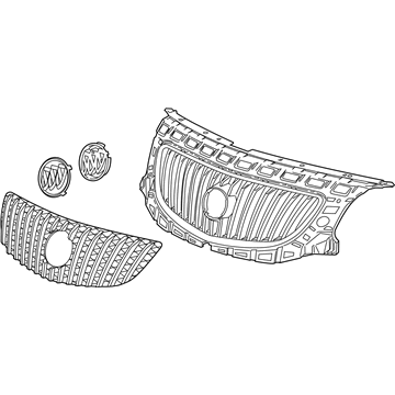 Buick 23164415 Grille Assembly
