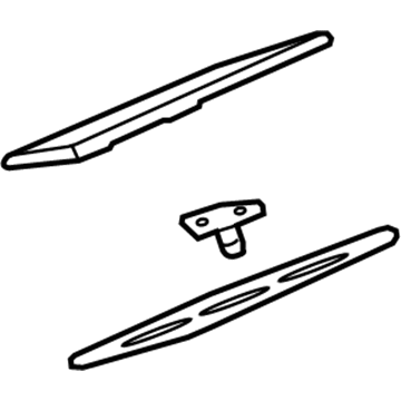 GM 20811307 Hood Ornament, Driver Side GM 20811307 Hood Ornament, Driver Side