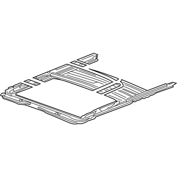 Hummer 25845141 Sunroof Frame