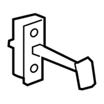 GM 15828957 Door Check, Rear Lower Passenger Side GM 15828957 Door Check, Rear Lower Passenger Side