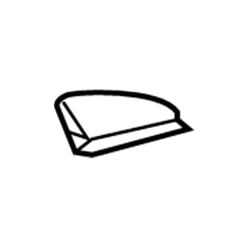 GM 23434354 Applique, Black, Passenger Side GM 23434354 Applique, Black, Passenger Side