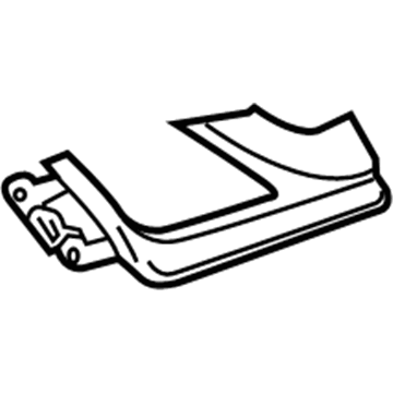 GM 23434348 Applique, Black, Driver Side GM 23434348 Applique, Black, Driver Side