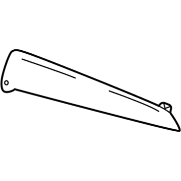 GM 13408186 Applique, Black GM 13408186 Applique, Black