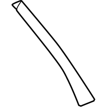 GM 23366326 Black Out Tape, Outer Passenger Side GM 23366326 Black Out Tape, Outer Passenger Side