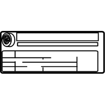 GMC 19206430 Info Label