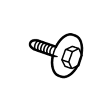 Pontiac 11609489 Fender Liner Bolt