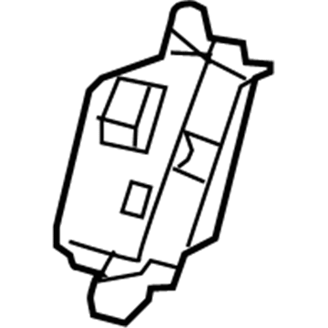 GM 23347580 Fan Switch, Black, Driver Side