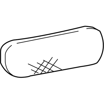 Chevy Bumper Reflector - 15000427