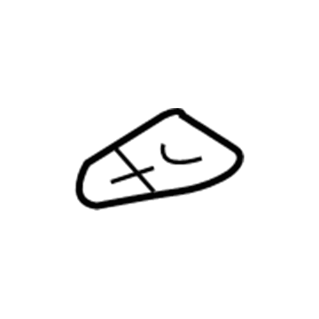 Cadillac 25648693 Rocker Molding Retainer