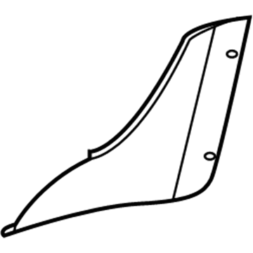 GM 25957992 Rocker Molding Protector, Passenger Side GM 25957992 Rocker Molding Protector, Passenger Side