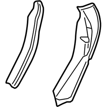 GM 19120973 Lock Pillar Reinforcement, Rear Driver Side