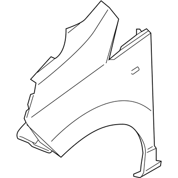 GM 19317068 Fender, Front Passenger Side