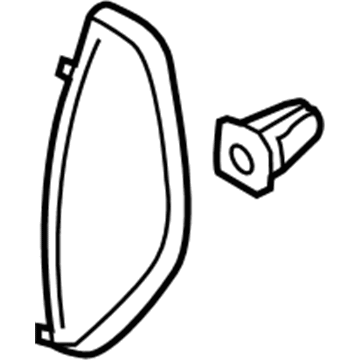 GM 25877919 Side Trim, Driver Side GM 25877919 Side Trim, Driver Side