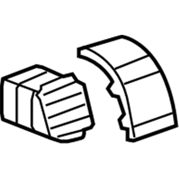 GM 25816721 Air Outlet, Outer Driver Side GM 25816721 Air Outlet, Outer Driver Side