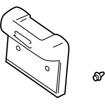GM 91175259 License Panel GM 91175259 License Panel