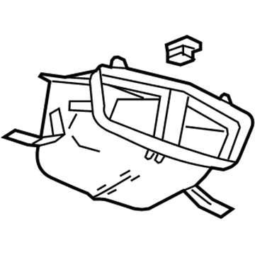 Cadillac Exhaust Heat Shield - 25824427