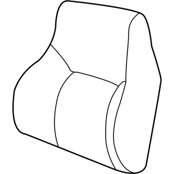 GM 12457162 Seat Back Cover, Front Passenger Side