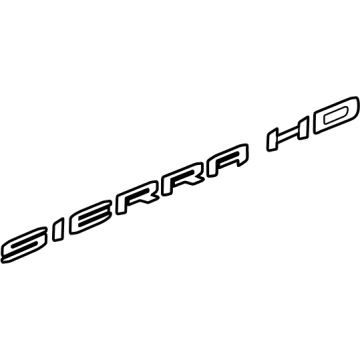 GMC 85004682 Nameplate