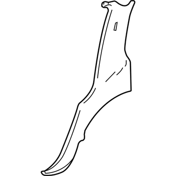 GM 15057539 Rear Body Panel, Driver Side GM 15057539 Rear Body Panel, Driver Side