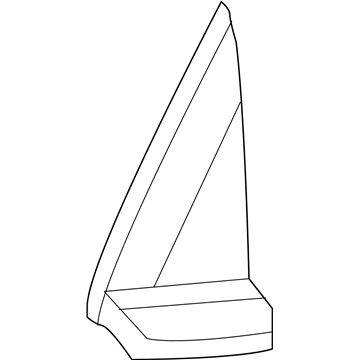 GM 84107341 Molding, Black, Upper Passenger Side GM 84107341 Molding, Black, Upper Passenger Side