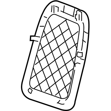 GM 96839628 Seat Back Panel, Titanium