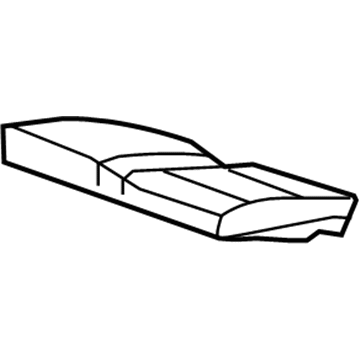 2012 Buick Enclave Seat Cushion Pad - 23319393