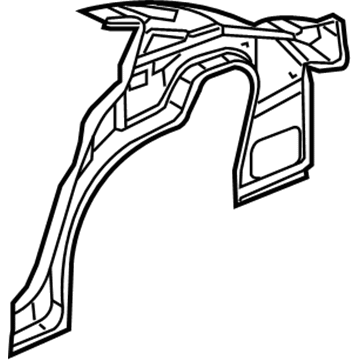 Saturn 22722375 Inner Quarter Panel